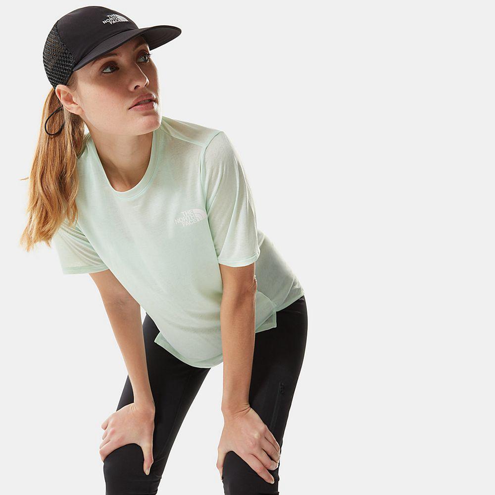 The North Face Up With The Sun Γυναικεια T Shirt - Τυρκουάζ (YNQX10465)